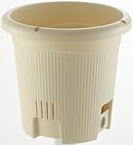 リッチェル 水ラク 丸プランター 36型 φ360×335H アイボリー