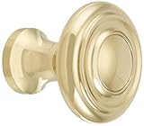 Baldwin 4490030 Dominion Cabinet Knob, Bright Brass by Baldwin