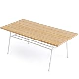 【 ヴィンテージシリーズ 】 テーブル センターテーブル 木製 天然木 タモ材 ナチュラル ホワイト