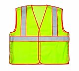 Custom Leathercraft SV12X-Large 5 Point Breakaway Vest Class 2, X-Large, Lime by Custom Leathercraft