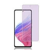 【一枚入り】FOR Galaxy A53 5G 用の（ブルーライトカット）ガラスフィルム for Galaxy A53 5G 用のフィルム 液晶保護フィルム 2.5Dラウンドエッジ加工for Galaxy A53 5G 用のケース 強化保護ガラス 硬度9H 衝撃吸収 透過率高 指紋防止 自動吸着 防塵
