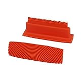 DealMux MS21ホーム家庭の壁5インチアートラバーウッド粒状化ツールレッドの2個をペイント