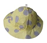 【globalzakka】 バルーン柄 ベビー用 日よけ ハット 帽子 48～50㎝ イエロー