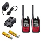 アイコム IC-4310 レッド 2台セット + BP-260 充電式電池 (×2) + BC-200 2口タイプ充電器 (×1) + BC-186 充電器用ACアダプター (×1)