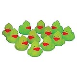 Pack of (12) Glow-in-the-dark Miniature Rubber Ducks-- Perfect for Night Baths! by UST [並行輸入品]