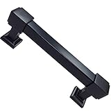 Southern Hillsブラックキャビネット引き出しPulls shkm010-blk-5、4インチねじ間隔、パックの5キャビネットハンドルハードウェア