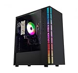 【整備済み品】 ゲーミングデスクトップパソコン 第7世代Core i7 7700 / HD 630 / メモリ16GB / SSD 1TB / Windows11 (第7世代Core i7 7700 / HD 630, S7 ブラック)