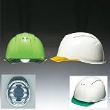 高品質 安全ヘルメット［DIC HELMET］安全ヘルメット（AP11-CW）白×グリーン