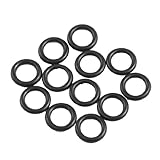 uxcell 　Oリング　ラバー製フォークシール　自動車機械用　11.5mm OD 2.0mm 厚さ　12個入り