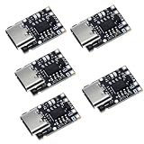 Hailege 5個セット TP4057 1A 3.7V リチウムイオンバッテリー充電ボード 保護付き Type-C USB C リチウムバッテリー充電ボード TP4056以上
