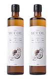 MCTオイル 360g（2本セット） / フラット・クラフト / ココナッツ由来100％ / 中鎖脂肪酸100％