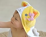 DinDonオリジナル DA フードバスタオル キティ 0-24ヶ月 白 #5903