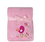Big Oshi Baby Super Soft Blanket, Pink by Big Oshi