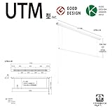 川口技研:室内用ホスクリーン　昇降式操作ヒモタイプ　URM型 UTM-L-W