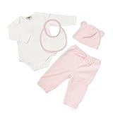 (アルマーニベビー) ARMANI BABY ベビー服 出産祝い 4点セット (長袖ロンパース&スタイ&パンツ&キャップ) ZKT05WHT 12Mサイズ [並行輸入品]