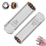 LeTradeJP プラグレンチ ジョイントユニバーサルソケット 2個セット 12角薄壁 差込角3/8(9.5mm)イ薄型/輸入車等のプラグ交換に (14mm & 16mm)