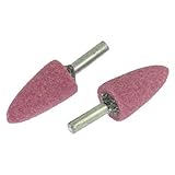 研磨ポイント，SODIAL(R)19mm ヘッドセラミックストーン研磨研削マウントポイントｘ2