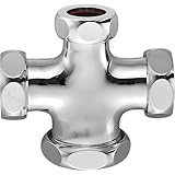 三栄水栓[SANEI] トイレ用品・ボールタップ ロータンク洗浄管 洗浄管連結異径クロス 【H80-44-16X25X25X32】