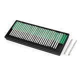 Lautechco 30個 /セット 電着ダイヤモンド研削ヘッド研削ロッドヘッド