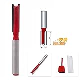 1/4 "シャンク1/4"ブレード木工ダブルフルートストレートルータビットカッター