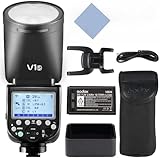 【Godox正規代理】Godox V1S Sony対応 76WS フラッシュ ストロボ 2.4G TTL ラウンドヘッド 1/8000 HSS Sony a7RII a7R a58 a99 ILCE6000L a7RIII a7R3 a9 a77II a77 a350 対応