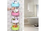 1 Pcs Kitchenware Toiletry Bathroom Organizer Plastic Durable Bathroom Storage Shelf Kitchen Storage