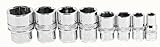 PowerbuiltメトリックZeonソケットセット、1 / 4 " " & 3 / 8 " Dr。、8点( 941322d )