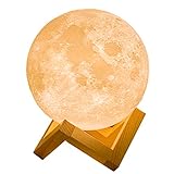 月のランプ 誕生日 プレゼント ナイトライト インテリア照明 間接照明 USB充電式 無段階調...