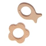 Blesiya ベビー用リング　天然木　動物　おしゃれ