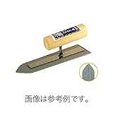 コテ PC仕上鏝 剣先型 プラスチック 240mm 板厚 0.6mm 本カシメの従来型スキ研磨加工を施した本格的仕上 11102400070 カネシカ 三冨D