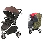 【セット買い】 アップリカ ベビーカー Smooove(スムーヴ) ストライドブラウンBR + 純正レインカバー