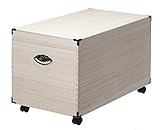 送料無料（家具は、北海道・沖縄・離島除く）桐衣装ケース 収納ボックス 収納ケース 桐衣装箱 総桐収納ケース一段キャスター付 18072 代引不可 返...