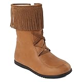 モモ グロウ 幼児/キッズ用「ローレン」レザー ブーツ ネイビー 米国キッズ用サイズ12 M (インポート)