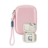 収納ケース パナソニックPanasonic LUMIX DC-TZ99/TZ95/DMC-TZ85/用ケース カバー ジタルカメラケース eva PUレザー ハードケース (ピンク)