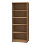 SHIRAI タナリオオーダーラック 高さ150 cm幅53 cm奥行29 cmブラウンオーク色棚強度T追加棚板0型番TNL-EM15053MTF2BO0