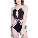 レディース水着 連体式 ワンピース　ラッシュガード フィットネス スクール水着　着痩せ カップ付ワイヤーなし　夏休み 泳ぐ 欧米人気 バックレス セクシー 美胸 バンドゥ　ホルターネック　アリュール 