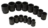 Sunex 2678 14 Piece 1/2-Inch Drive Standard Fractional 12 Point Impact Socket Set [並行輸入品]
