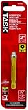 Task Tools T67510 2-Inch Robertson Screwdriver Power Insert Bit Number-0 Yellow [並行輸入品]