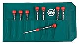 Wiha 26392 8 Piece PicoFinish Hex Driver Inch Set with Precision Handle by Wiha