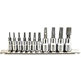 Simplyシルバー – 11 PC 5-point Torx Star改ざん防止セキュリティビットソケットセット