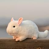 LIUHONGFEI 模造ネズミぬいぐるみ リアルな動物のぬいぐるみ ホワイトネズミのぬいぐるみ