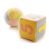 M 'baby 2pcs Baby Balls Rattle幼児ボールセットソフト新生児教育玩具0～36ヶ月