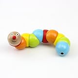 キッズニー【Kidsney】 おもちゃ 赤ちゃん かわいい毛虫 木製 知育玩具 wy07-lzgyp-lz-038