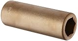 Ampco Safety Tools DW-3/4D19MM Socket, Deep Well, Non-Sparking, Non-Magnetic, Corrosion Resistant, 3