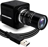 800万画素 USBカメラ マニュアルフォーカス 8MP Webカメラ 5-50mm 可変焦点レンズ CMOS IMX179 sensor ズームウェブカメラ プラグアンドプレイ、PCデスクトップラップトップ用 USB8MP02G-MFV(5-50)