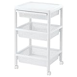 不動技研 テーブルワゴン TW-3HS(W) F2453