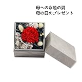 Tumao プリザーブドフラワー カーネーション 花束 母の日のプレゼント ホワイトデー 赤い 枯れない花 母への深い愛 フラワー 記念日 贈り物 ギフト 誕生日 女性 高級感 箱 バレンタイン クリ