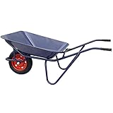 運送用 一輪車 ブルー 浅型