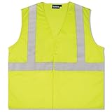ERB 61425 S362 Class 2 Economy Mesh Safety Vest, Lime, Medium by ERB