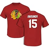 Artem Anisimov Chicago BlackhawksレッドPlayer Tシャツby Reebok L